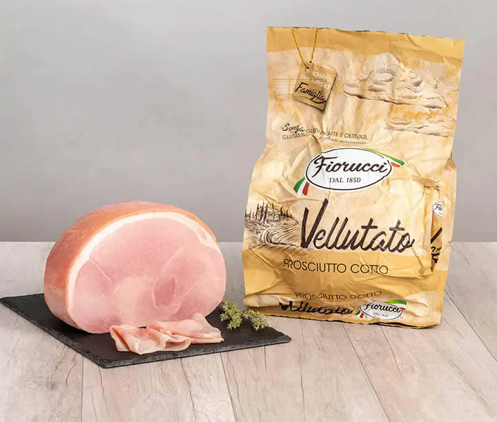 Dušená šunka Fiorucci prosciutto cotto Vellutato 8 kg | Mercadó Food
