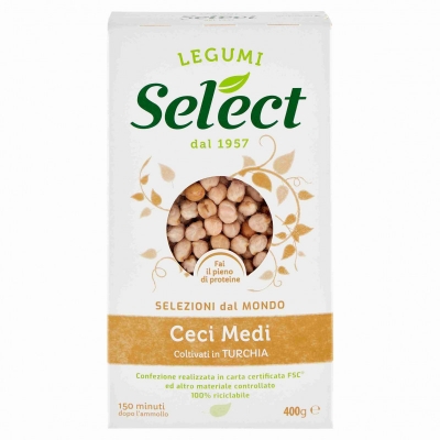 Legumi Select Ceci Medi Selezioni dal Mondo 400g (cecimediastuccioselect400gr_1.jpeg)