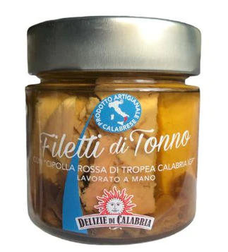 Delizie di Calabria Filetti di Tonno con Cipolla Rossa di Tropea (tonno-cipolla_kalabrien.png)